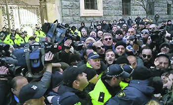 грузия, оппозиция, протест, шотадзе, иванишвили
