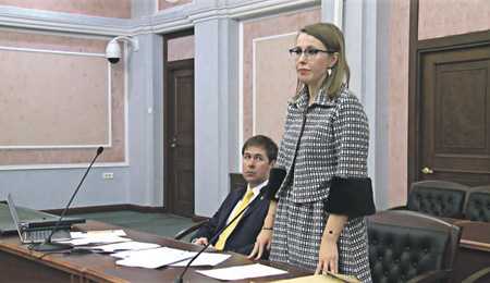 Собчак нападает  на Путина и защищает Ходорковского