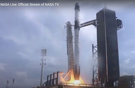 космос, сша, наса, nasa, crewdragon, илон маск, мкс, пилотируемый полет