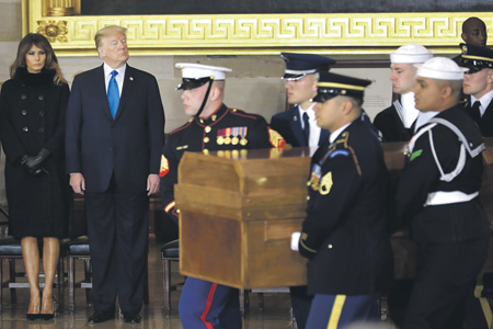 Вашингтон. Дональд Трамп прощается с "Пастором Америки"
