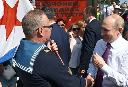 День ВМФ отпраздновали в особом порядке...