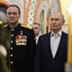 Президент России празднует Рождество по-военному...