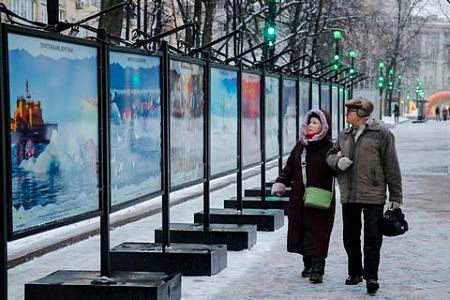 роснефть, москва, никитский бульвар, фотовыставка, арктика, исследования, белое море, экологический проект