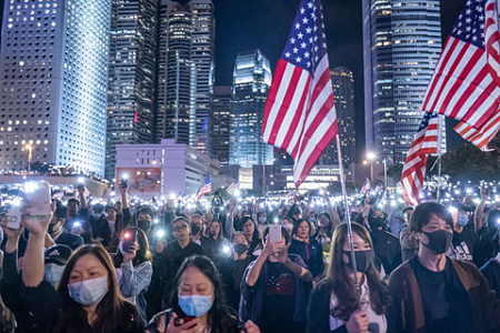 сша, законы, санкции, китай, гонконг, массовые беспорядки, протест
