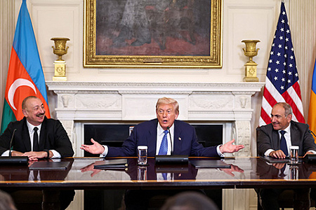 южный кавказ, мирная декларация, армения, азербайджан, трамп, контроль над зангезурским коридором, снг, еаэс